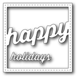 Ніж для вирубки від Memory Box - Stitched Happy Holiday Square Frame