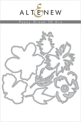 Набор лезвий от Altenew - Peony Dream 3D Die Set, 8 шт.