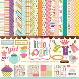 Набор бумаги от Echo Park Paper Co - Little Girl Collection Kit , 30x30