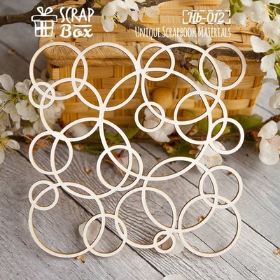 Чипборд ScrapBox - Круговий Hb-012