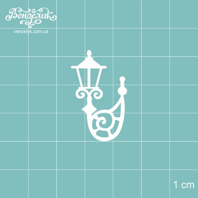 Чипборд от Вензелик - Фонарь 02, размер: 19x32 мм
