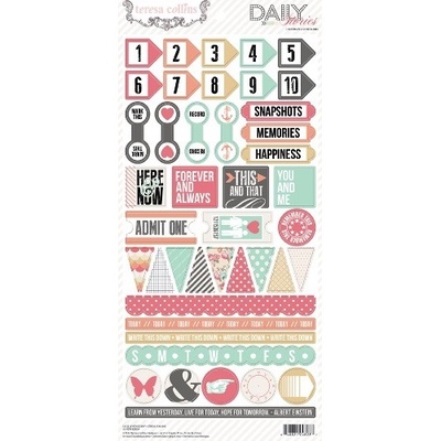 Наліпки Teresa Collins - Daily Stories - Forever
