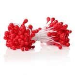 Тичинки, колір червоний, 6.0см, близько 82 шт.