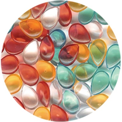 Прозрачные капли The Robin's Nest Dew Drops - Fire and Ice, 280-300 шт