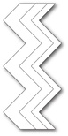 Ніж для вирубки від Poppystamps - Zig Zag Stripes