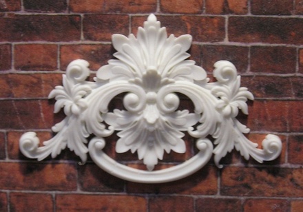 Пластиковий декоративний елемент від E.В.А., 5x3.3 см