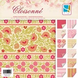 Набір скрап-паперу GCD StudiOs-Cloisonne - 12 двосторонніх аркушів, розмір: 20x20см.