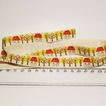 Стрічка від Thailand - Lovely Tree And House Print Cotton Ribbon Label String, Lovely0 метр