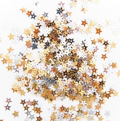 Пайетки звёздочки 1 см, 10г, TM dpCraft (Dalprint)