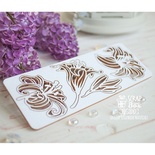 Чипборд ScrapBox - Набір з 4-х елементів Лилія Hf-200