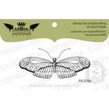 Акриловый штамп Lesia Zgharda FA078a Бабочка меньшая