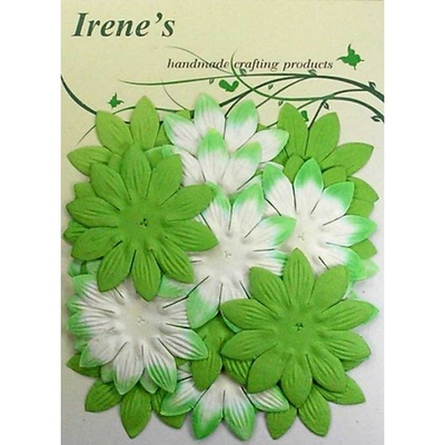 Декоративні квіти різних кольорів, розмір упаковки: 12x16,5см, 20 шт.