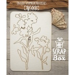 Чипборд ScrapBox - Квіти №3