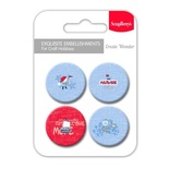 Набор металлических фишек № 8 от Scrapberry's -Морские приключения - Зои и Зиги