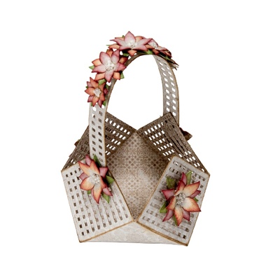Ножі від Spellbinders — Lattice Floral Basket - Кошик з квітами