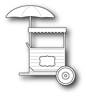 Ніж для вирубки від Poppystamps - Carnival Food Cart
