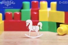 Чипборд від Вензелик - Коник-гойдалка, розмір: 49x51 мм