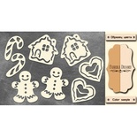 Набір чіпбордів TM Fabrika Decoru FDCH - 213, колір молочний, крафт