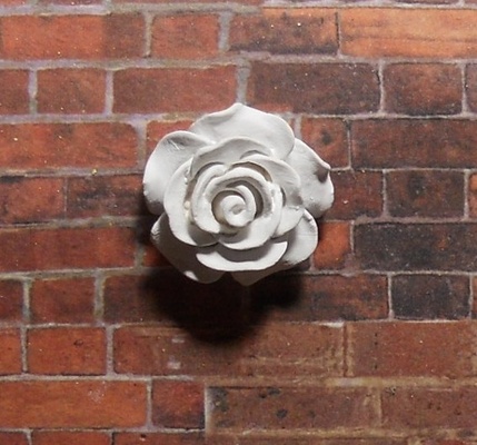 Гіпсова троянда від E.В.А, 2см