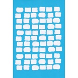 Трафарет - Фабрика Декору - Бабл Гам 02, 15см20см