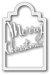 Нож для вырубки от Poppystamps - Merry Christmas Tag