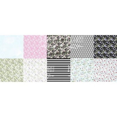 Набор скрапбумаги - Wild orchid, 30,5x30,5 см, ТМ Фабрика Декора