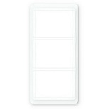 Прямокутник з 3 секторами - заготовка для шейкера My Favorite Things - Nugget Trio Shaker Shaker Pouches, 1 штука