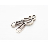 Металева підвіска від ScrapBerryʼs - Пуанти, 12x25мм, 1 шт