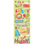 Стікери - прикраси від K&Company "З днем народження!"