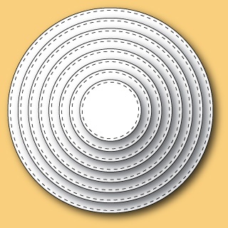 Ножи от Memory Box - Stitched Circle Layers craft dies
