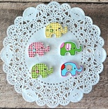 Ґудзики декоративні від Hobby&You - Слоняти, дерево