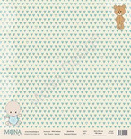 Лист односторонней бумаги от Mona Design - "Я расту" - Малыш, 30х30см