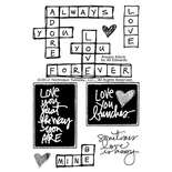 Набір акрилових штампів Technique Tuesday - Always Adore by Ali Edwards