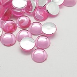 Прозорі краплі PearlPink, 6x3мм, колір рожевий, 20 шт.