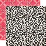 Аркуш скрап-паперу Echo Park - Leopard Print Paper — двосторонній 30x30 см