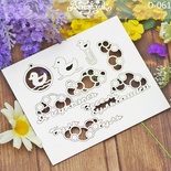 Чипборд від Вензелик - Набір "Веселі бульбашки", розмір: 125x104 мм