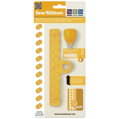 Інструмент від We R Memory Keepers - Sew Ribbon Punch & Stencil - Shoelace