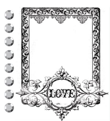 Акриловый штамп от компании Prima - Love