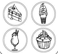 Деревʼяні фішки з гравіюванням №4 від ScrapBerryʼs - Готуємо Вдома