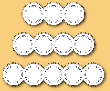 Ножі від Memory Box - Stitched Rings craft die