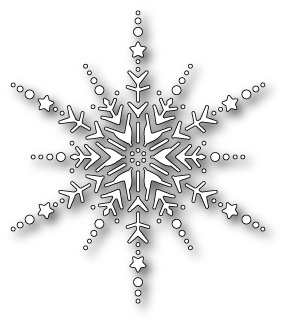 Ножі від Memory Box - Dies - Dazzling Snowflake