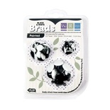 Брадсы от We R Memory Keepers - Basic Brads Painted - Black & White 