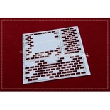 Чипборд Scrapiniec - цегляна стіна, набір, 3 штуки