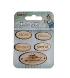 Деревʼяні фішки з гравіюванням №3 від ScrapBerryʼs - Курортний Роман