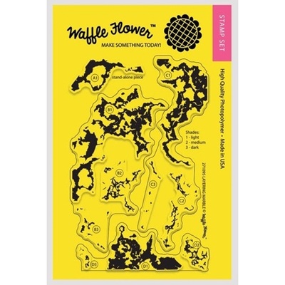Силіконовий штамп від Waffle Flower - Layering Marble - Мармурове Фон, 10,1x15,2см