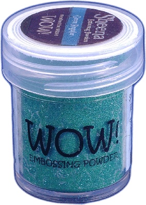 Пудра для эмбоссинга Wow Green Metalline - Regular, 15 мл