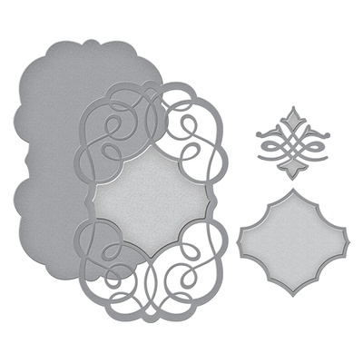 Ніж для вирубки від Spellbinders - Amazing Paper Grace - Becca Feeken - Swirling Grace