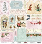 Карточки для вырезания от Scrapberry's - Зимнее утро Карточки, 30,5х30,5 см, 180 гр/м, односторонний, 1 лист