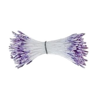 Тычинки двусторонние, сиреневые, 55*1мм, 144 шт.