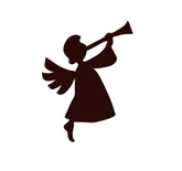 Акриловий штамп Christmas Stamp SR017a Ангел, розмір 2,1* 2,8 см